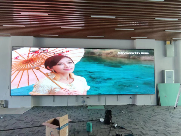 吕梁市P1.53led小间距屏安装案例